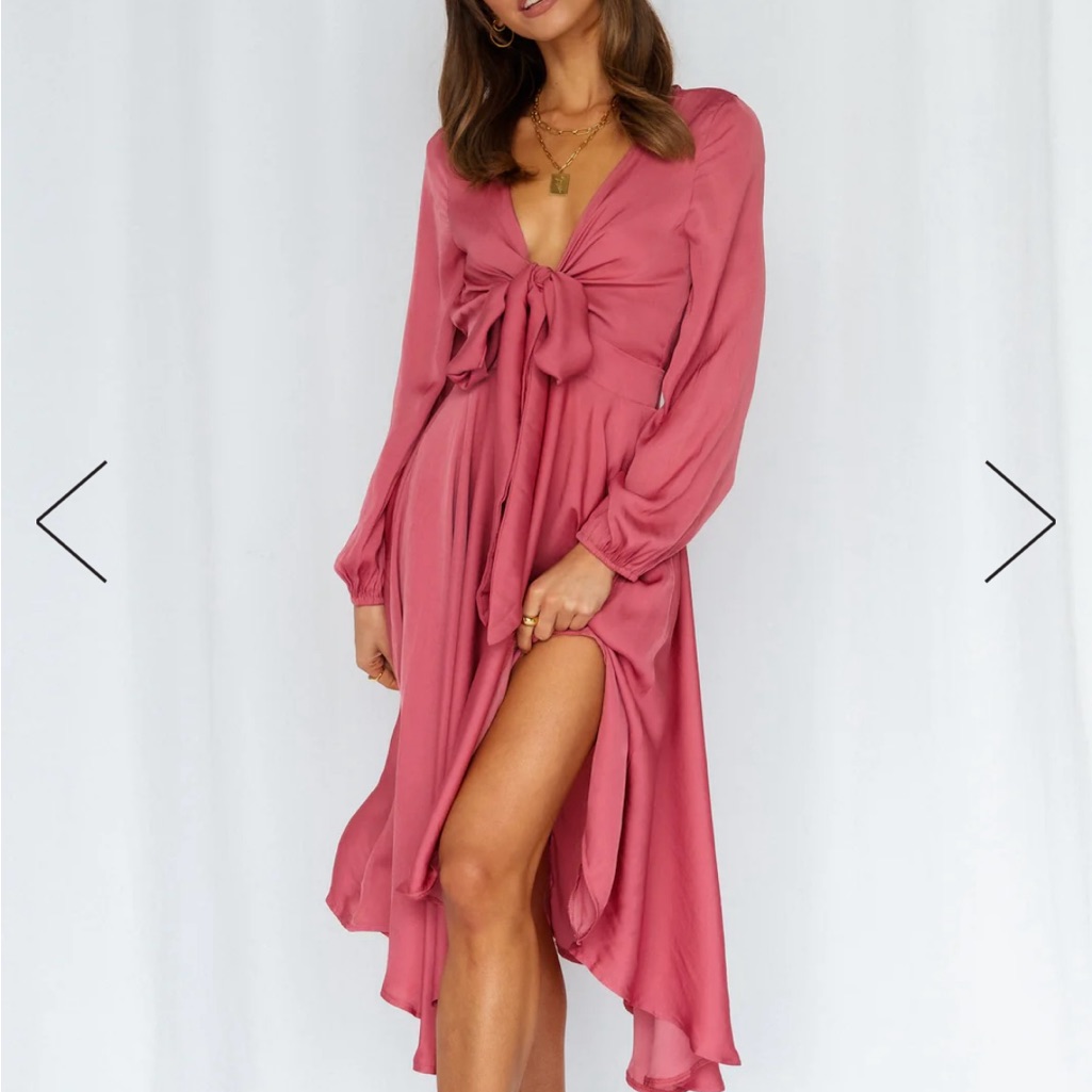 Hello Molly Talk Fast Midi Dress